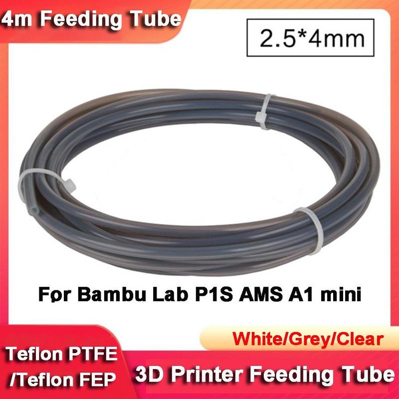 Future-Better Phụ kiện máy in 3D Teflon PTFE Ống cấp liệu máy in 3D 4x2.5mm với…