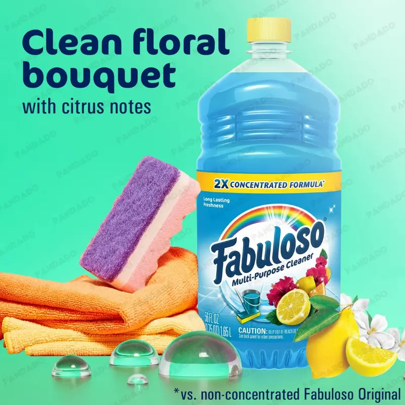 Nước lau sàn Fabuloso của Mỹ dùng cho sàn gạch và sàn gỗ 7