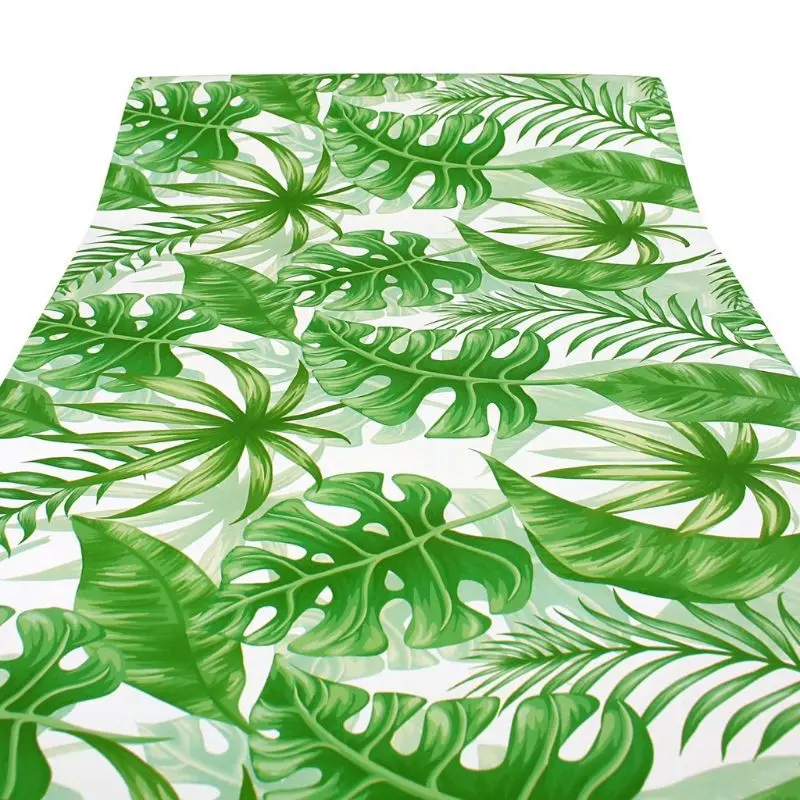 Murah Wallpaper Sticker Dinding Putih Motif Daun Monstera Daun Pisang Hijau Natural Alami 3 Dimensi