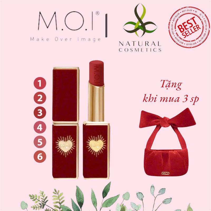 Son MOI Hồ Ngọc Hà - BST Son Queen of Rose 2.7g Women Nữ Cosmetic Mỹ Phẩm Son Môi Trang Điểm