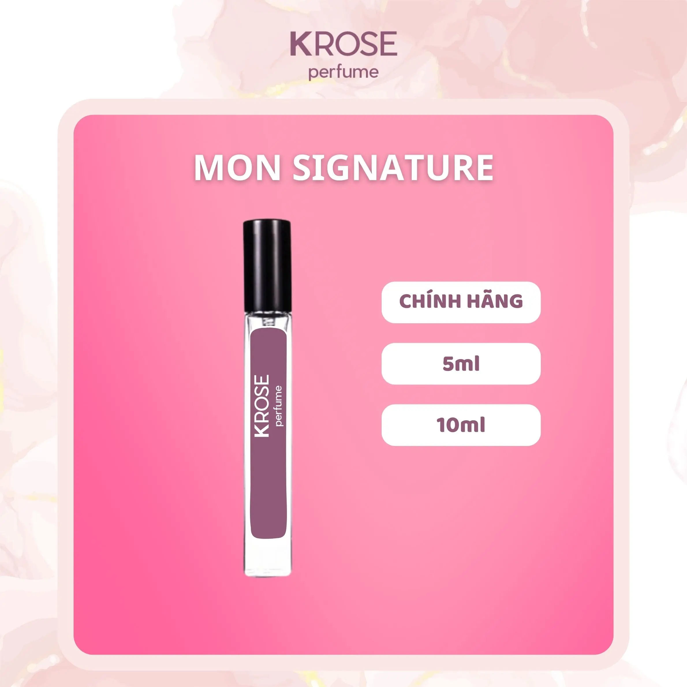 Mẫu thử nước hoa nữ Mon trắng Signature EDP chiết 5ml, 10ml, 20ml Xịt Thơm Perfume Cosmetic Women