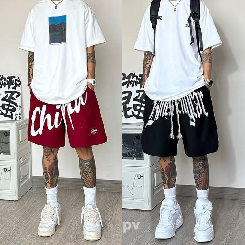  M-5XL Quần Short Nam Nữ Mùa Hè Mới Mỹ Retro in Chữ BIgsize Quần Short Bóng  Rổ Phong Cách Hip Hop Quần Short Thể Thao 