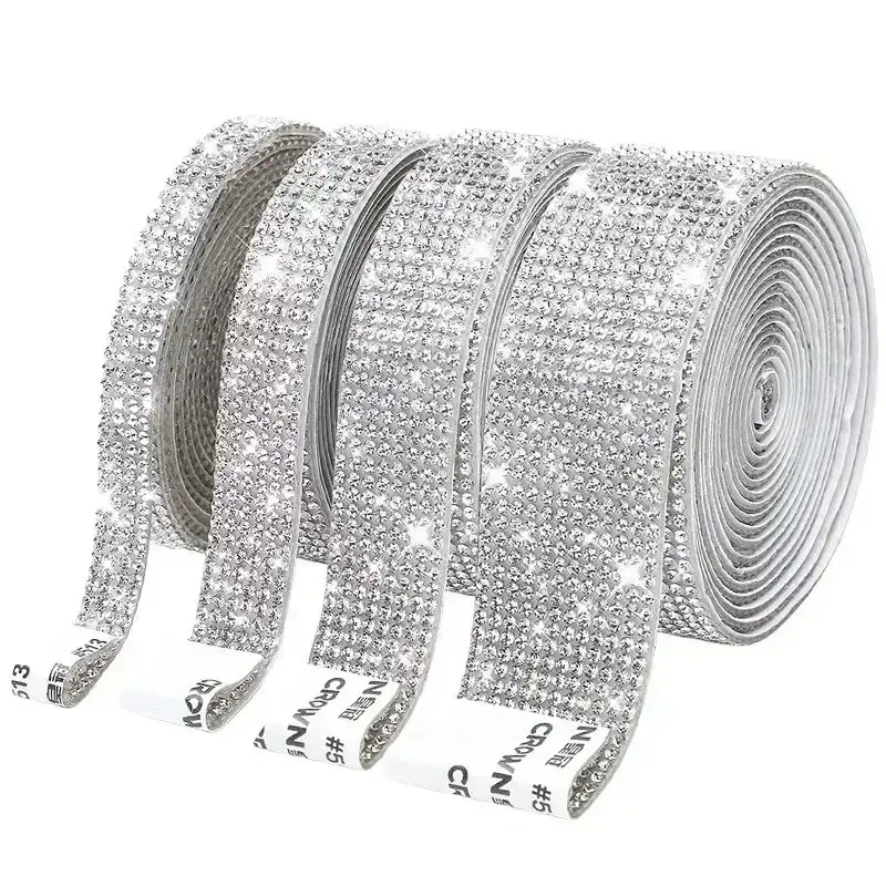 Adhesive Diamond Stickers, Clothing Accessories, Rhinestone Patches, Bags, Shoe Uppers, Decorative Self-adhesive Rhinestone Strips
