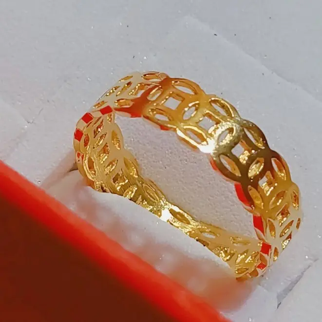 Nhẫn kim tài kiểu mới thiết kế tinh xảo . KT 06