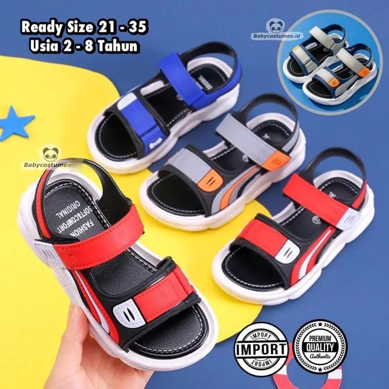 Sandal Gunung Anak 2 3 4 5 6 7 8 Tahun MATEO Bahan Karet Kekinian Murah 2023