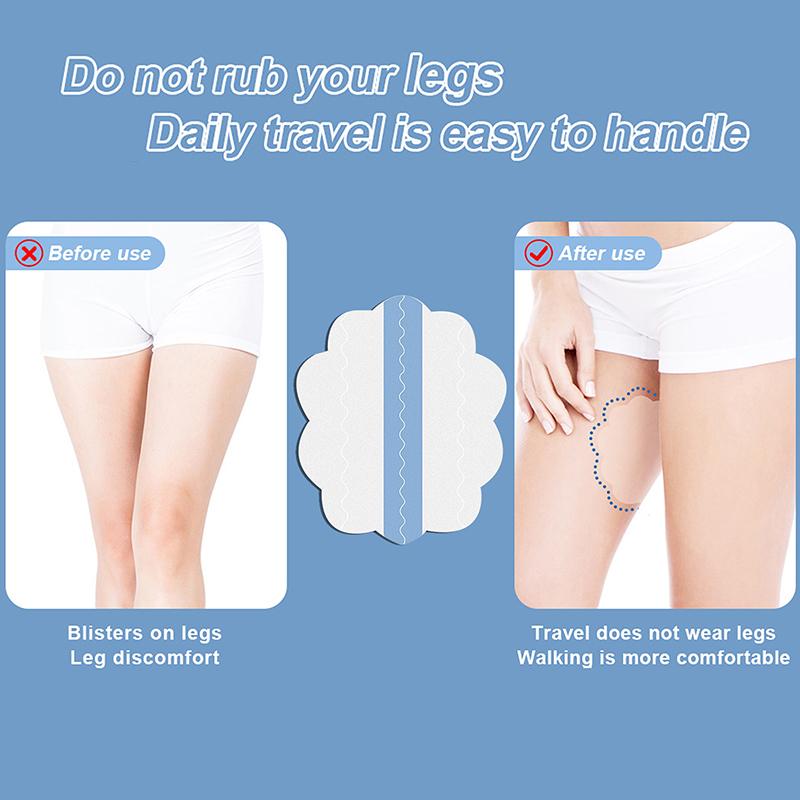 Product Introduction of Invisible Thigh Tapes Unisex Disposable Cloud Shaped Sweat Resistant Thigh Pads Care Anti-friction Protector Self Adhesive Patch 20