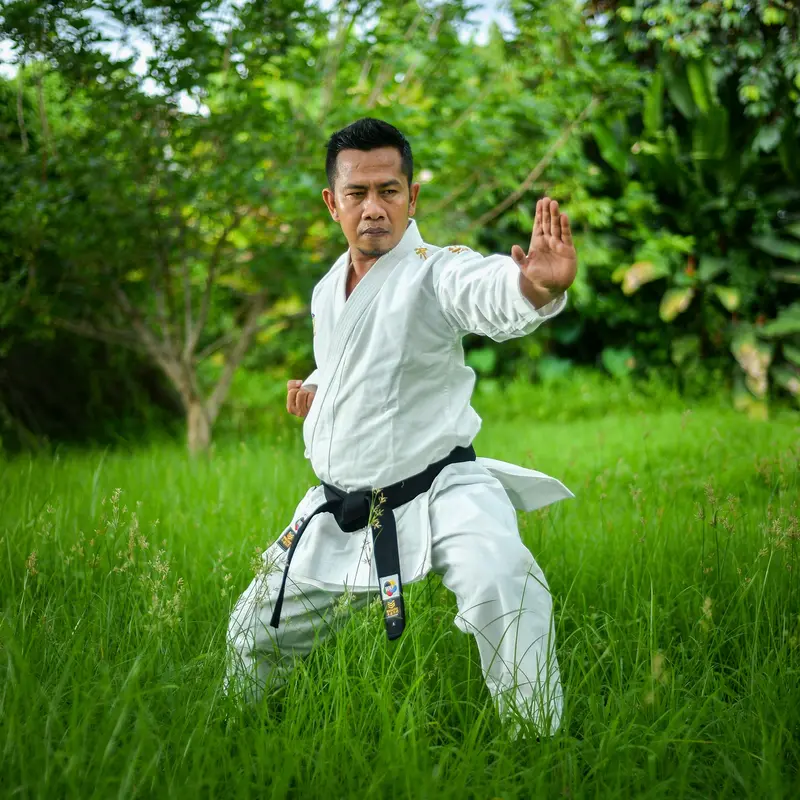 SHUKAIDO BAJU KATA BAHAN COTTON DAN POLIESTER UNTUK KARATE SPORT WKF 1