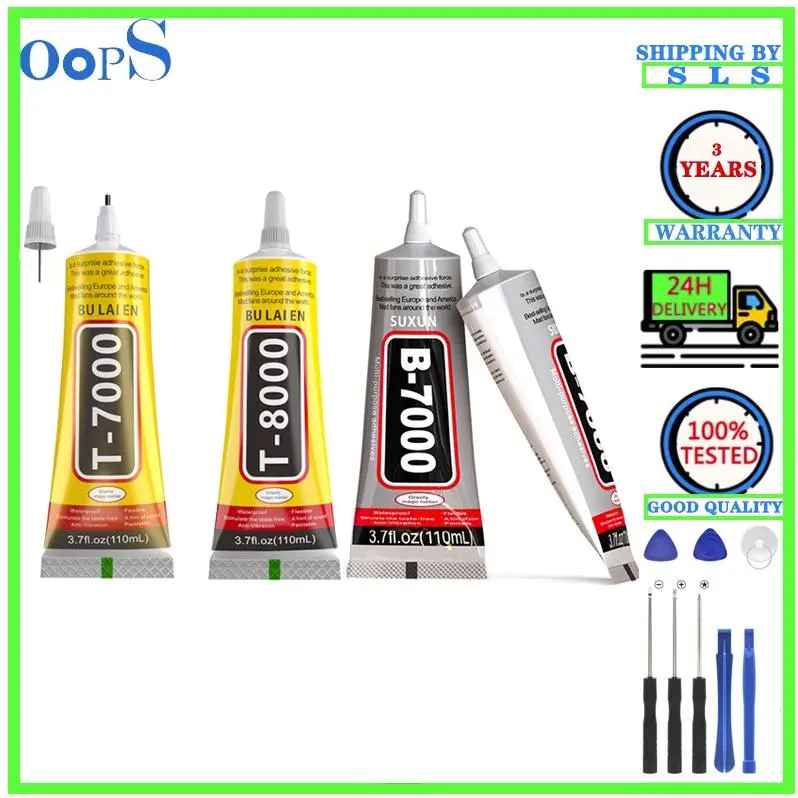 E8000 B7000 T7000 Clear Contact Phone Repair Adhesive Universal Glass Plastic DIY Glue With Precision Applicator 15ML 50ML 110ML
