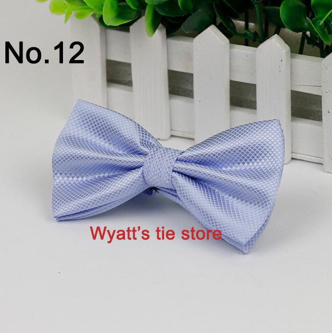 Product Introduction of $ Bow Tie Men's Polyester Jacquard Bow Tie Hidden Check Fine Texture Bow Tie Korean Style British Wedding Bow Tie 12