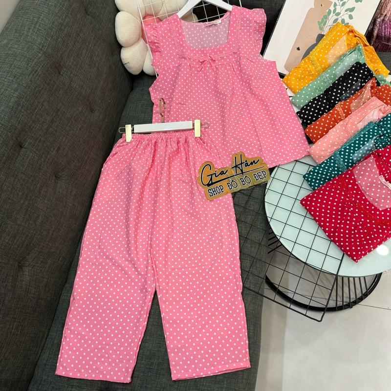   40-75kg  SET ĐỒ BỘ NỮ MẶC NHÀ VẢI LỤA ĐẸP QUẦN 7 TẤC CÓ TÚI Women 