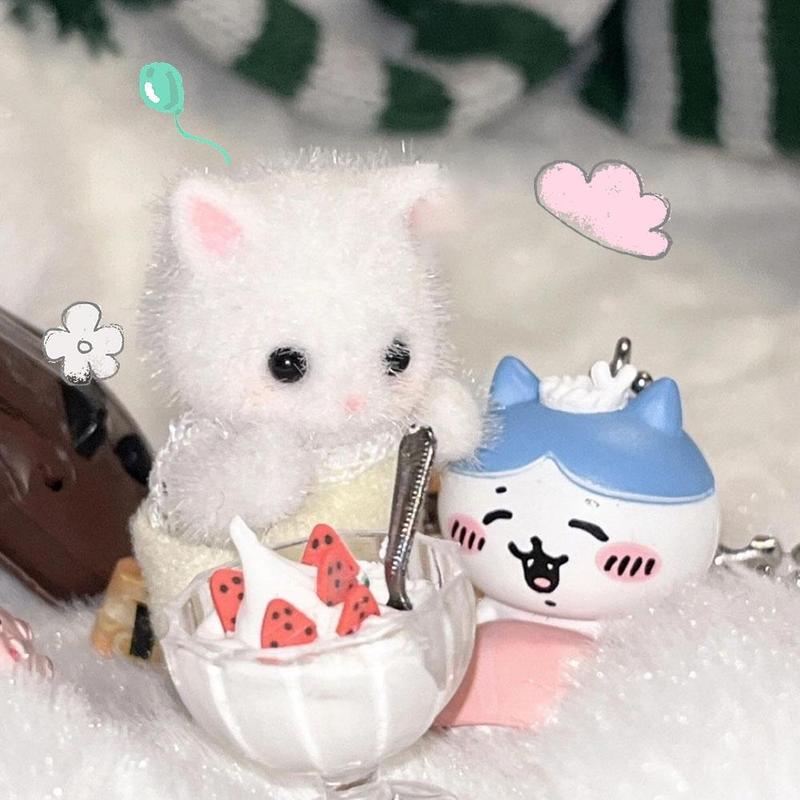 Product Introduction of 20g Cute Cat Doll Sylvanian Families Anime Figure Room Ornament Birthday Gifts For Girls 15