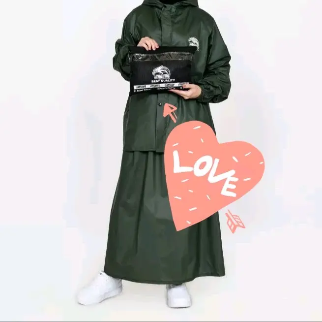 Jas Hujan Wanita Dewasa Setelan Rok by GARUDA 2