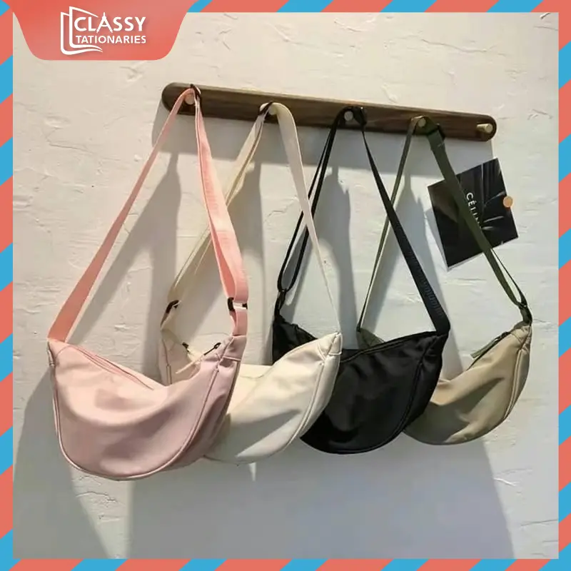 Fashion Sling Bags for Women Crossbody Bag Ins Shoulder Messenger Handbag Simple Style