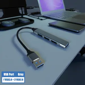 IPUMYNO USB HUB Adapter High Speed 3.0 1 Port dan 2.0 3 Port - A809