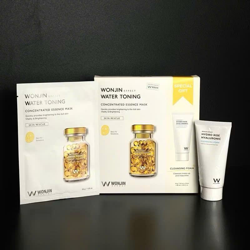 [ tặng kèm sửa rửa mặt] Mask Wonjin dưỡng trằng sáng da, cấp ẩm 4