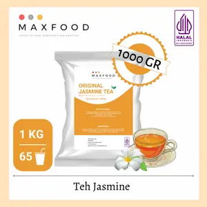 MAXFOOD - Original Jasmine Tea Powder Drink / Bubuk Minuman Instan Teh Melati