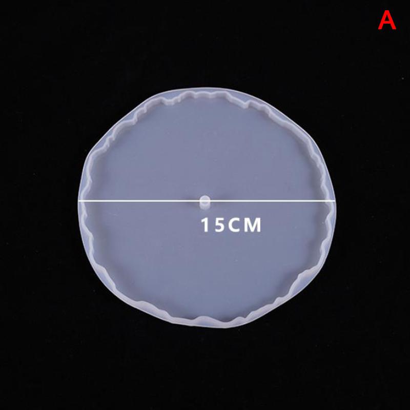 Product Introduction of Irregular Round Fruit Disc Tray Resin Silicon Mold DIY Coaster Epoxy Mould Craft 24