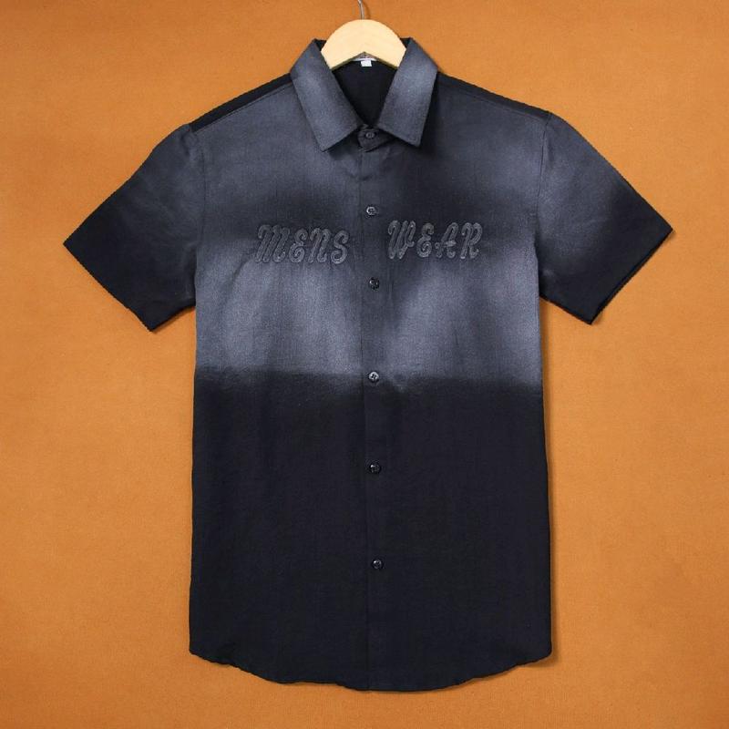 Áo sơ mi đũi Nam - Nữ - ngắn + dài - thiêu chữ Menswear 5