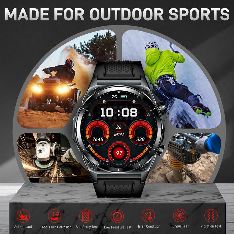 EIGIIS KE6 Multifunctional Smart Watch, Fashionable Sports Watch with 178 Sports Modes, Waterproof Sports Watch with BT Call & Fitness Tracker for iPhone Android, Stocking Fillers Gift 7