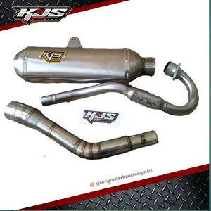 knalpot KJS original crf dan klx set kapsul
