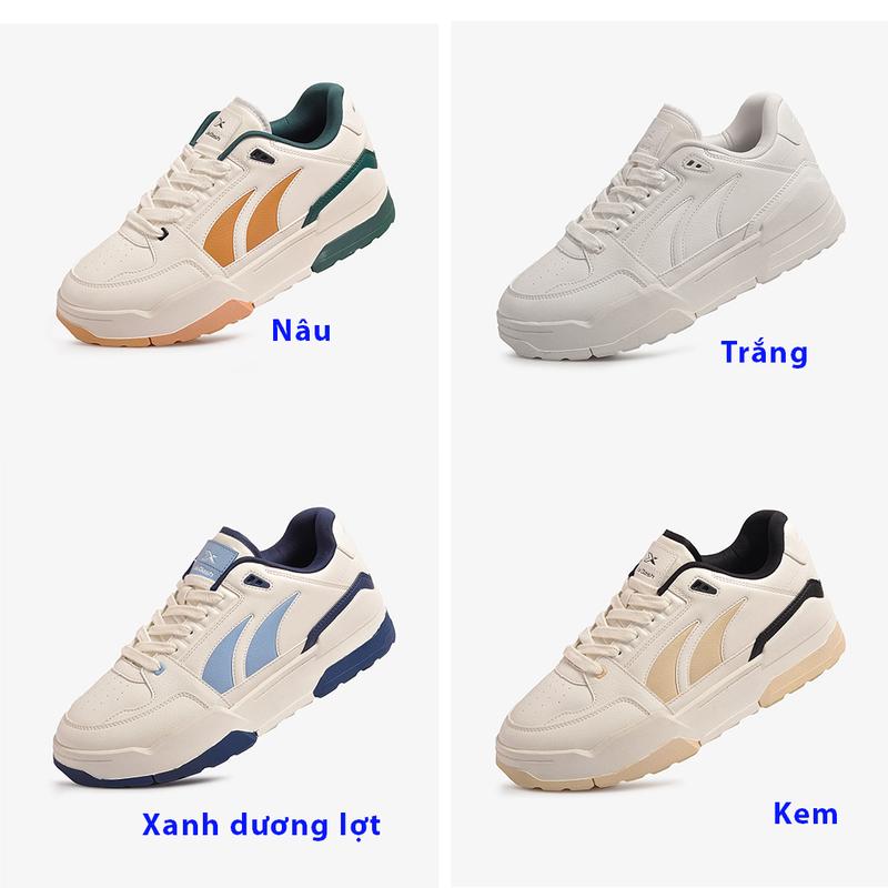 Bitis Mẫu Mới Giày Thể Thao Nam Biti’s Hunter X LiteDash 2k24 4 Màu HSM007500XDL HSM007500TRG HSM007500KEM HSM007500NAU Xanh dương lợt trắng kem nâu Sneaker