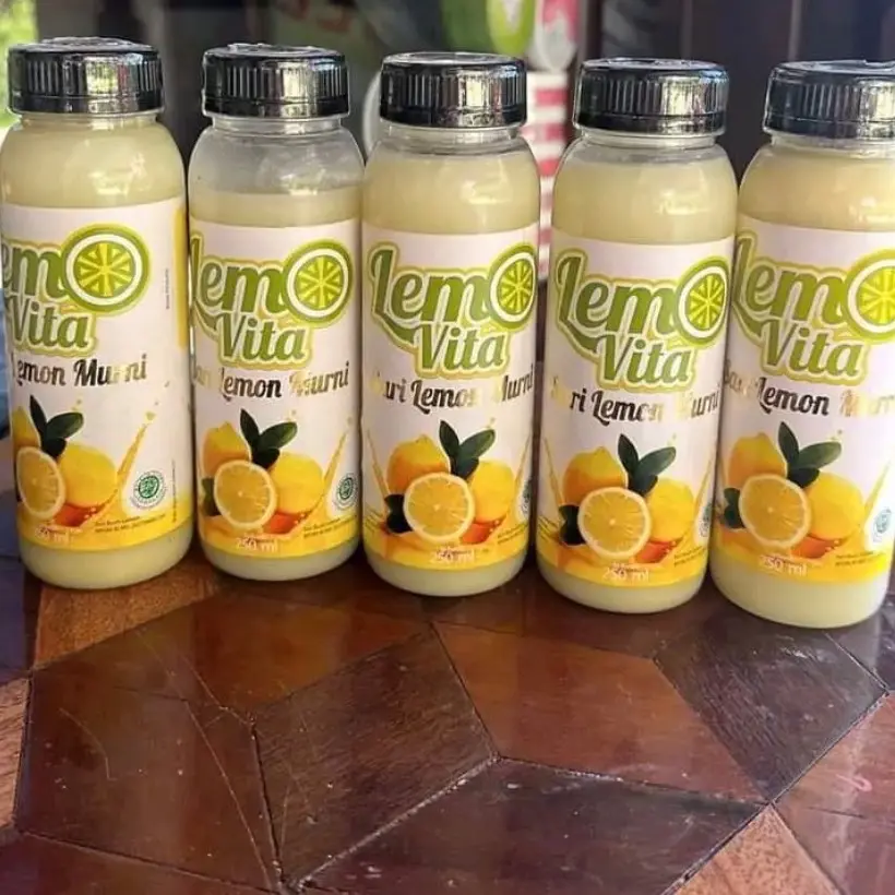 5BOTOL LEMONVITA ORIGINAL Bebas gula