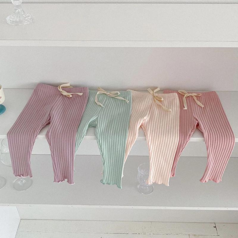 Product Introduction of 2024 Children Stripes Cotton Pants Fashion Casual Vertical Solid Leggings for Girls Baby Boy Bottoming Trousers Autumn Pantyhose 27