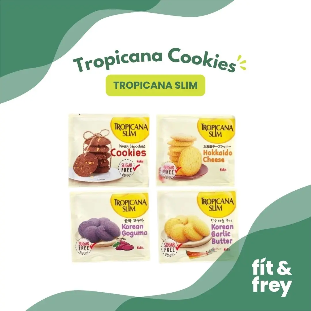 TROPICANA SLIM Cookies 20g - Sachet - Snack Bebas Gula