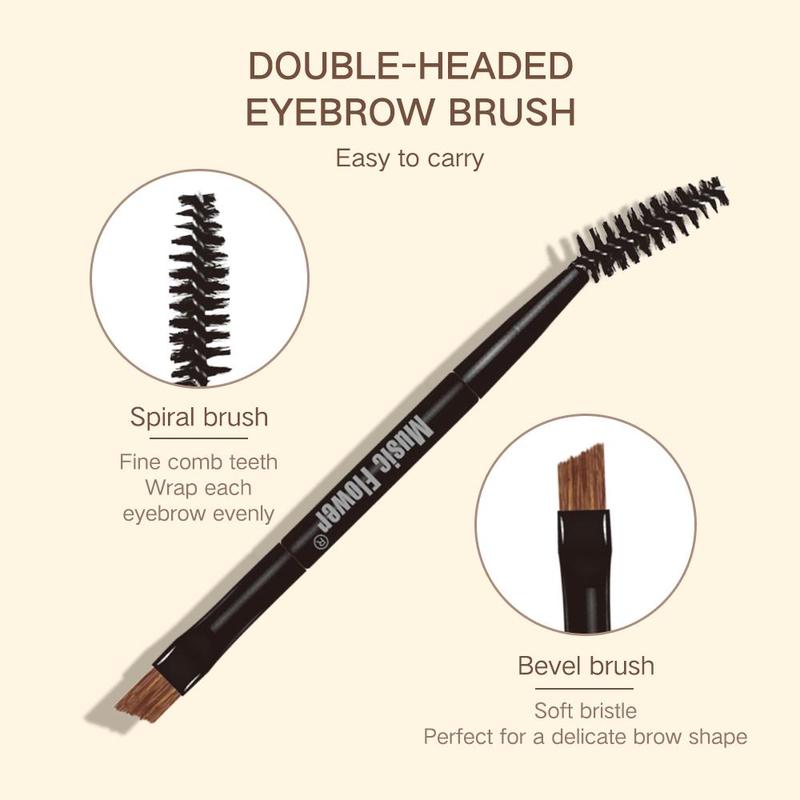 2 in 1 Eyebrow Gel with Brush, 1 Count Waterproof Long Lasting Eyebrow Gel, Eyebrow Makeup Tool for Women & Girls 4