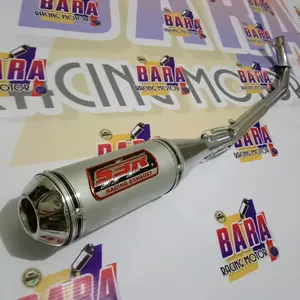 Knalpot racing SBR untuk semua jenis  bebek/Jupiter all,vega all,supra all,win,c70,shogun,smash,supra fit,kharisma,revo,blade dll Motor