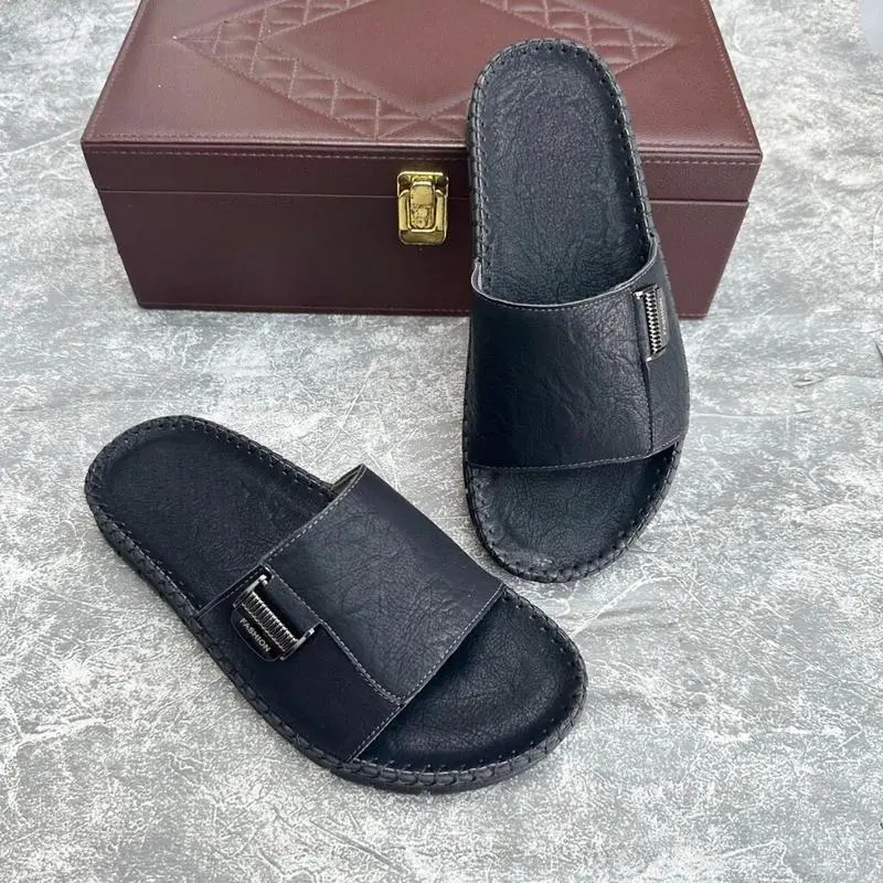 Dép Doctor nam khâu quai toàn bộ - mác fashion chống gỉ - dép quai khâu chỉ chắc chắn- lót da cùng tông êm ái DéP Cao Su Đế Bằng depnamdep  2024 2