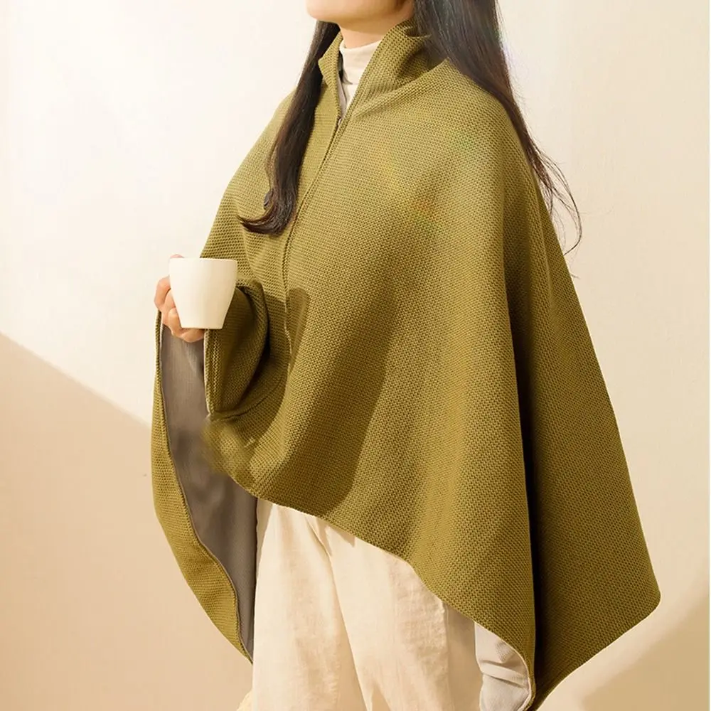 Fashion Wearable USB Electric Heated Blanket 3 Heating Levels Portable Warm Shawl Washable Heating Lap Blanket Winter