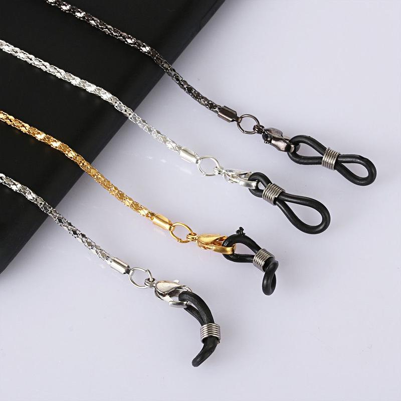 Product Introduction of 4 Colors Adjustable Anti-lost Unisex Spectacles Cord Reading Glasses Chain Sunglasses Strap Metal Lanyard 8