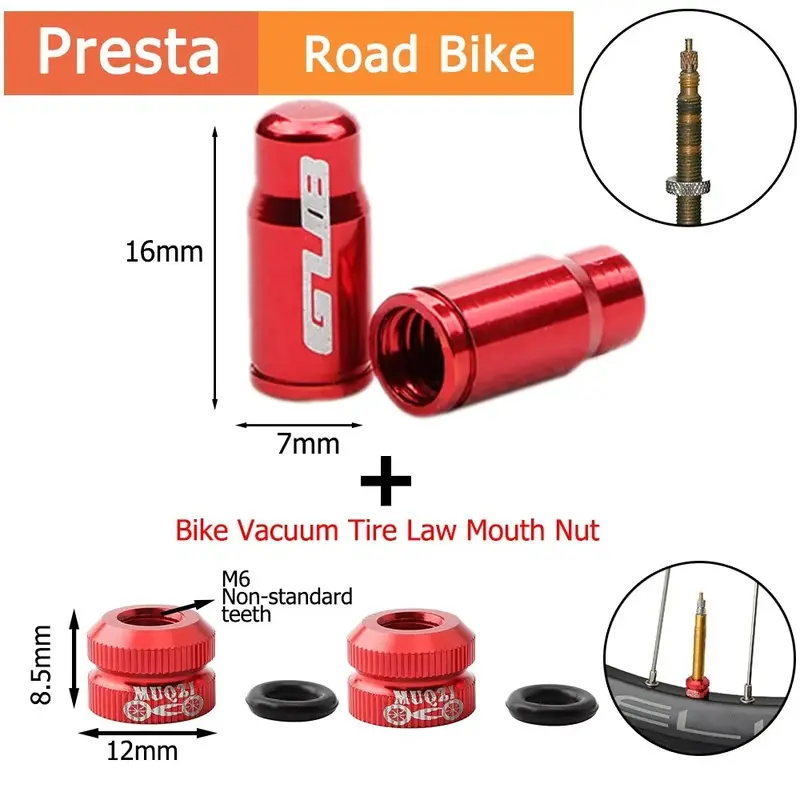 Nắp chụp bảo vệ Van Lốp Xe Đạp Bằng Nhôm Siêu Nhẹ Phụ Kiện Bảo Vệ Van Lốp Presta/Schrader Gắn Xe Đạp Đạp Xe Đạp Sport đènxe xefixedgear 6