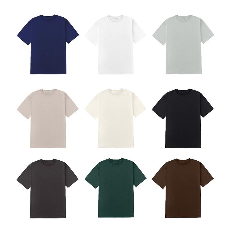 📢 Tại chỗ 📢 Áo Thun Trơn Cotton 250gsm GODMOTHER Premium Full Color Cổ Tròn…