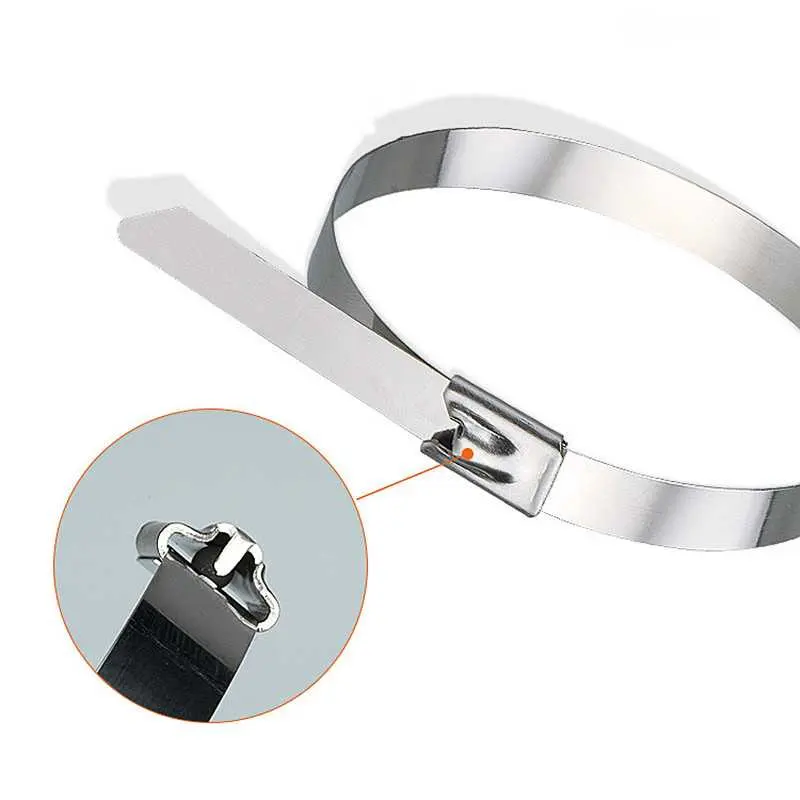 Kabel Ties Metal  Stainless Full 304 Anti Karat Premium - Tali Pengikat Logam Stainless Full Anti Karat - Ties Stainless Anti Panas Kualitas Premium Cable 1