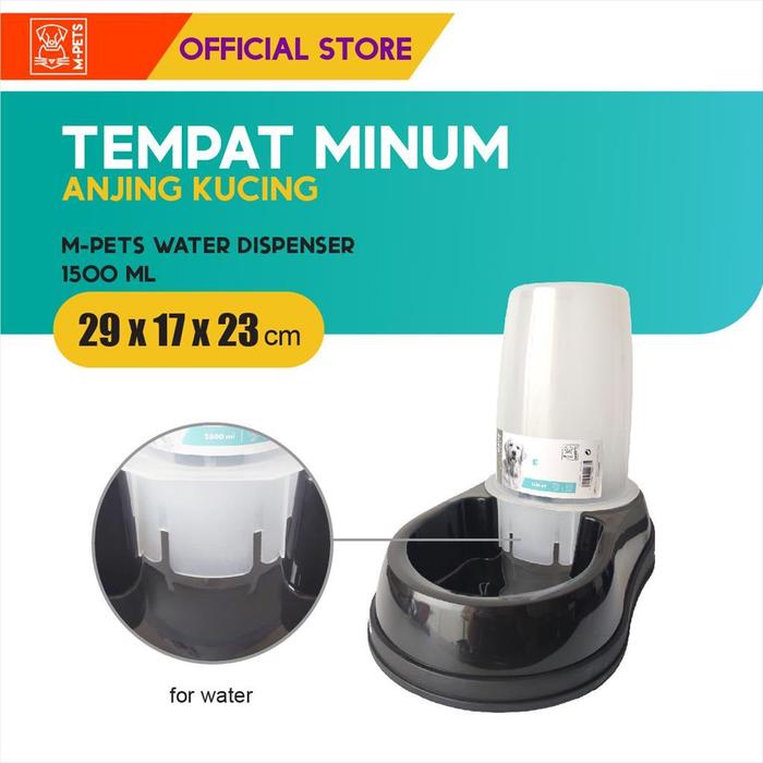 Gambar M-Pets Water Dispenser 1500 ml Cat Dog / Tempat Minum Kucing Anjing dari M-Pets Volk Pets Indonesia Kota Administrasi Jakarta Barat Tokopedia