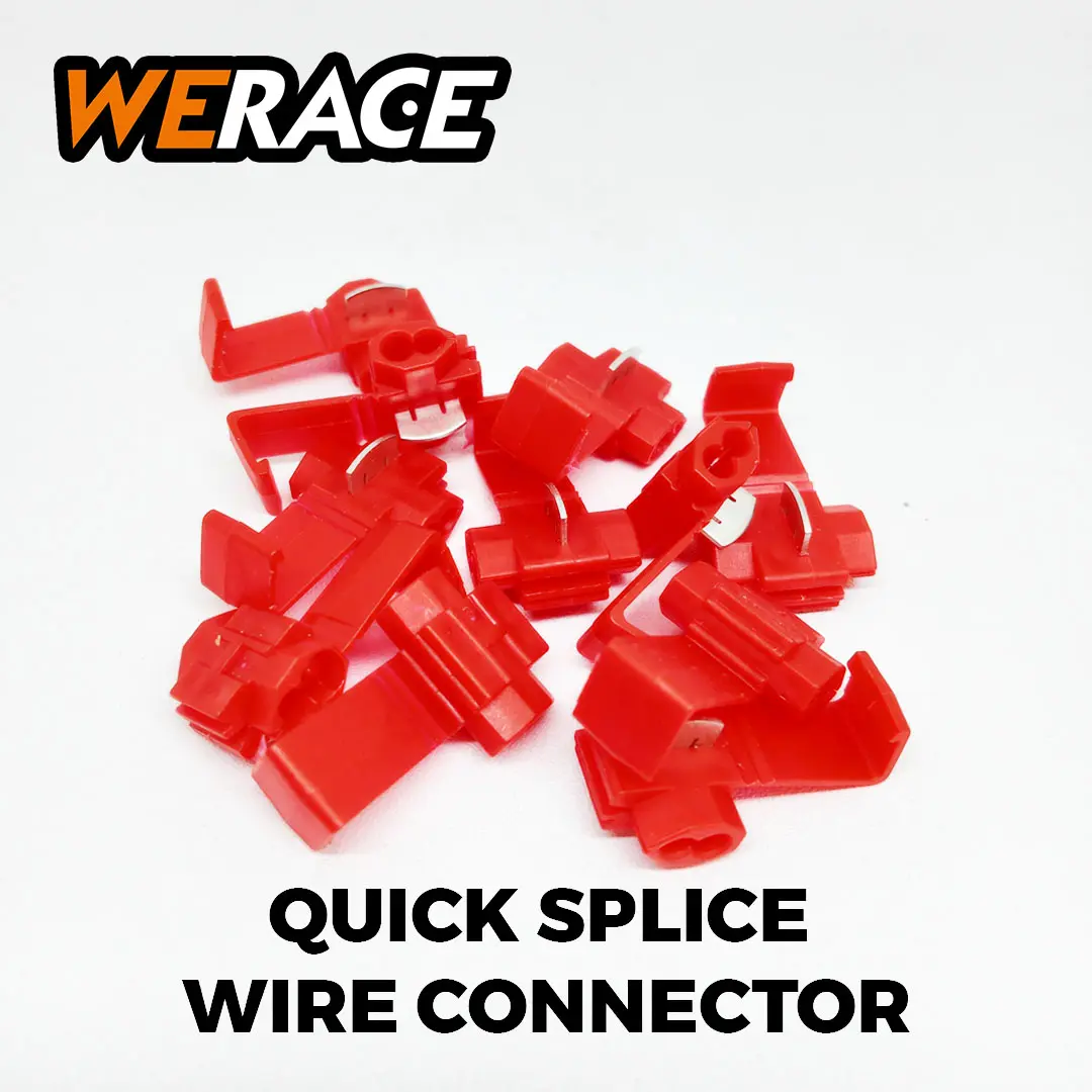 [WERACE] Konektor Kabel Tanpa Kupas Kulit  / Quick Splice Wire Connector (Per Pasang 2 Pcs)