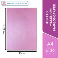 Gambar Margono Paper Kertas Warna Jasmine Millenium Warna Warni Ukuran A4, 180 - 250 gsm - 20 Lembar - Light Gold - 180 gsm dari Margonopaper Kota Semarang 2 Tokopedia