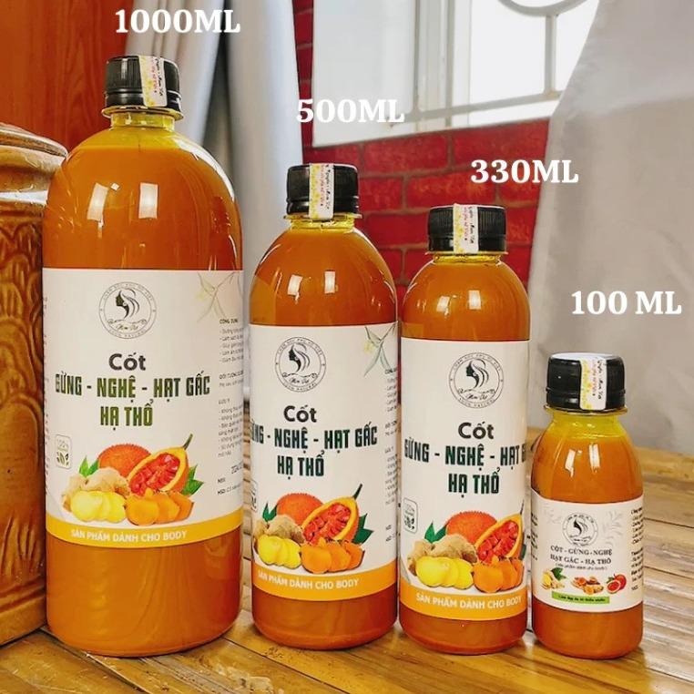   Thoa Body  Cốt gừng nghệ hạt gấc hạ thổ sau sinh nguyên chất đậm đặc 