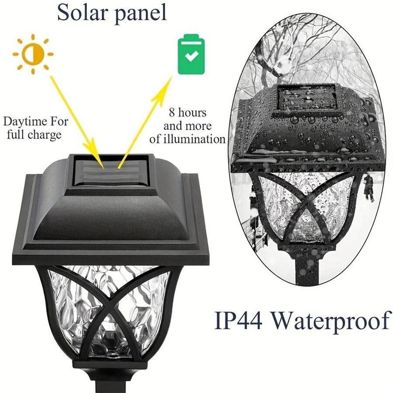 Solar Outdoor Waterproof Lawn Lamp, Automatic Switching Day & Night Modes Buried Light, Decorative Landscape Light For Garden, Courtyard & Lawn 4