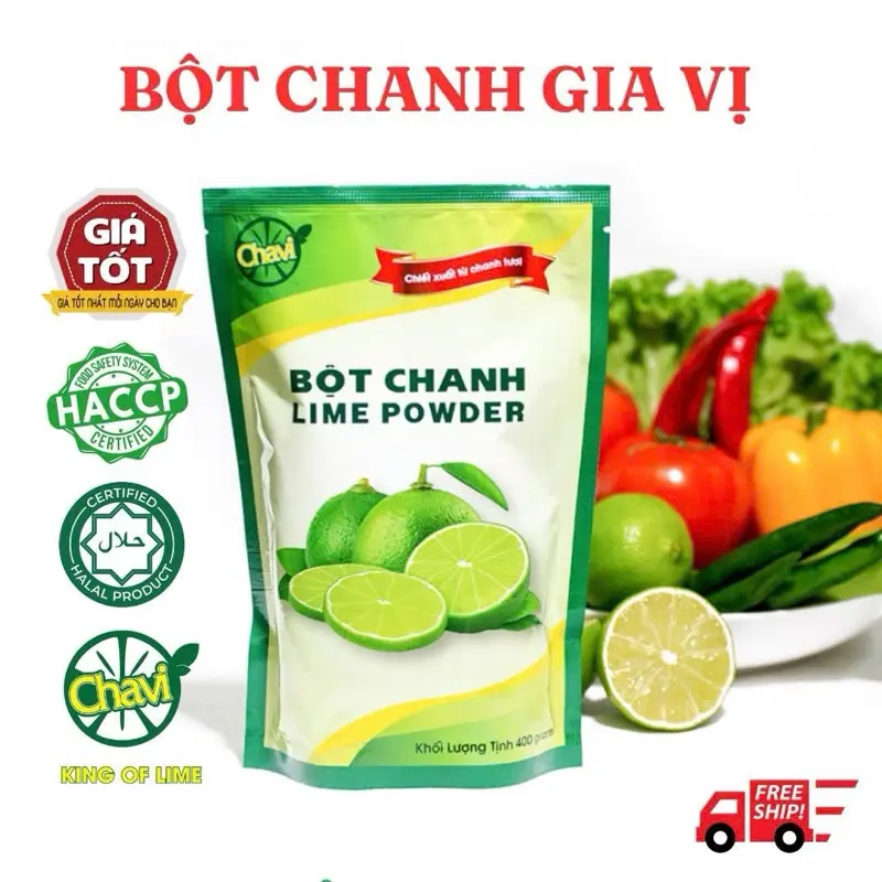 Bột Chanh Chavi Gói 400g Làm Gia Vị Nấu Mì Cay, Lẩu Thái Cho Nhà Hàng, Quán Ăn
