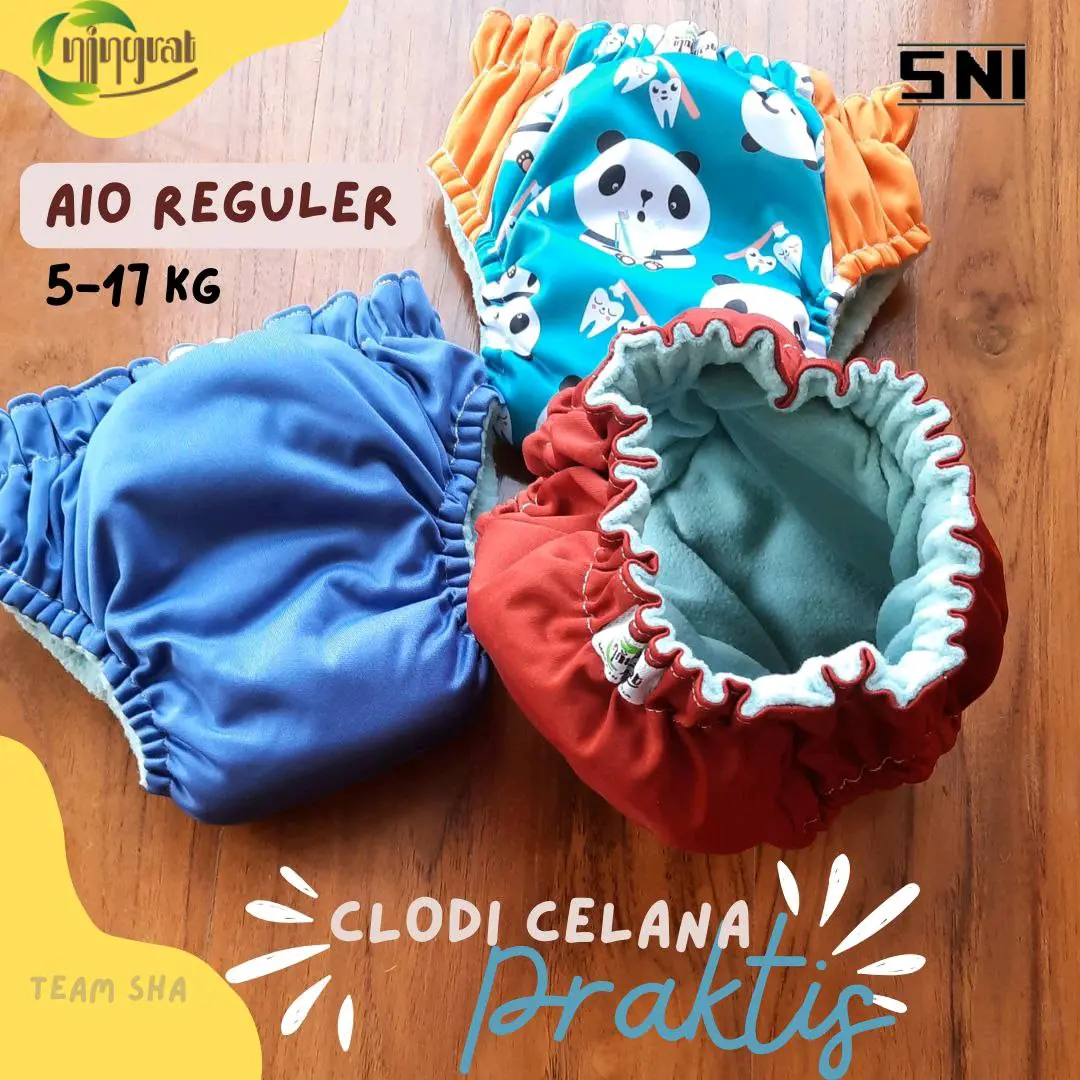 CELANA AIO terpraktis langsung slup NINGRAT REGULER