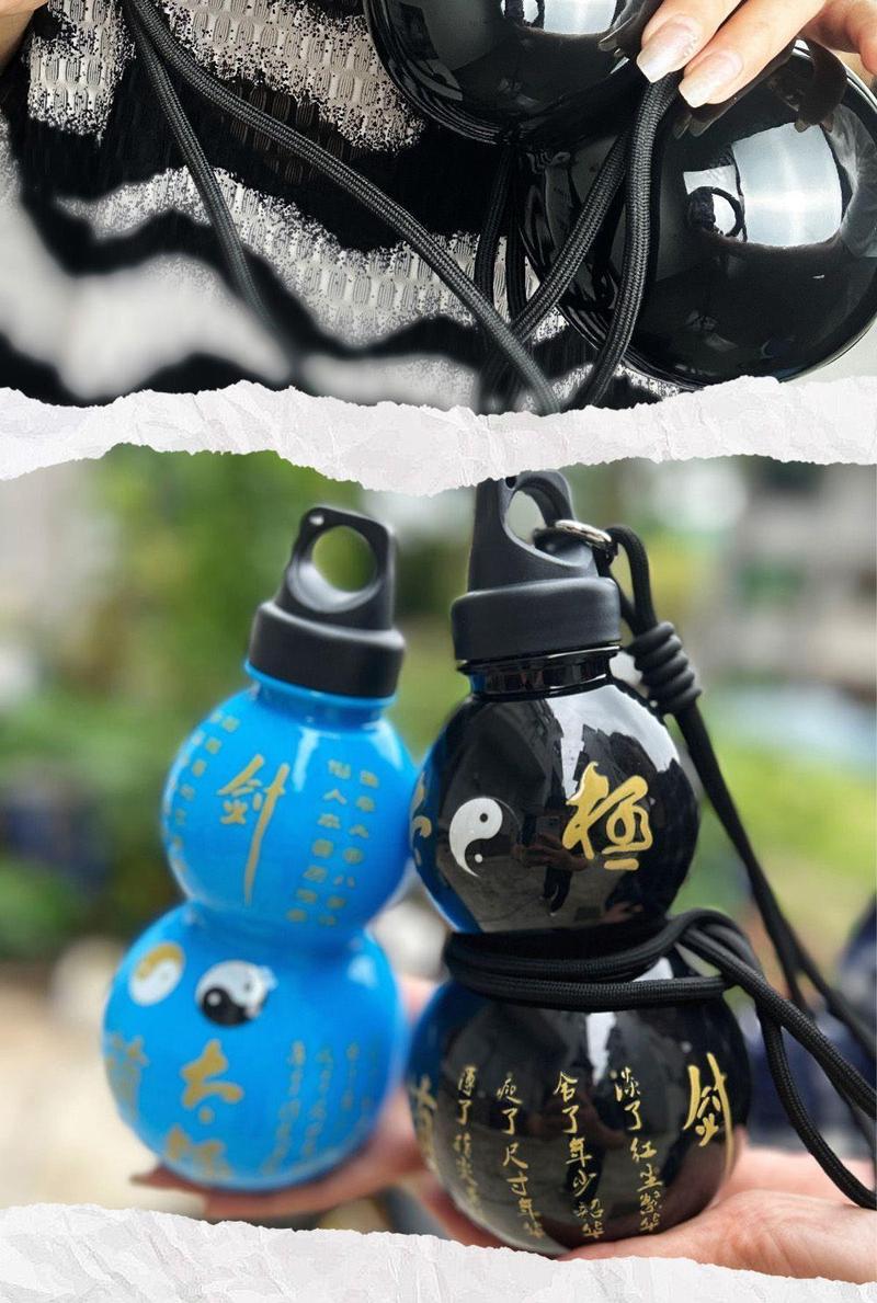 Product Introduction of New Black Myth Portable Wine Gourd Large Capacity High Temperature Resistant Drop-Proof Hot Sale Drop-Proof Wine Flask Portable Carrying Water Bottle 4