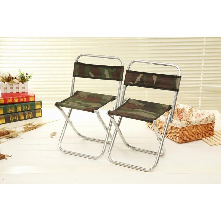 Ghế gấp gọn đi du lịch, cắm trại, câu cá Ghế xếp mini hợp kim nhỏ gọn tiện dụng, chịu tải tốt - tựa shop ô tô Đồng Fish 1