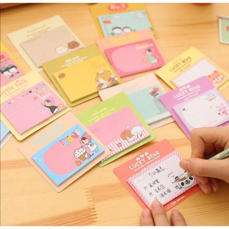 Cute Cartoon Memo Sticky Note Sticker Tear Off Note Book Pos - TikTok ...