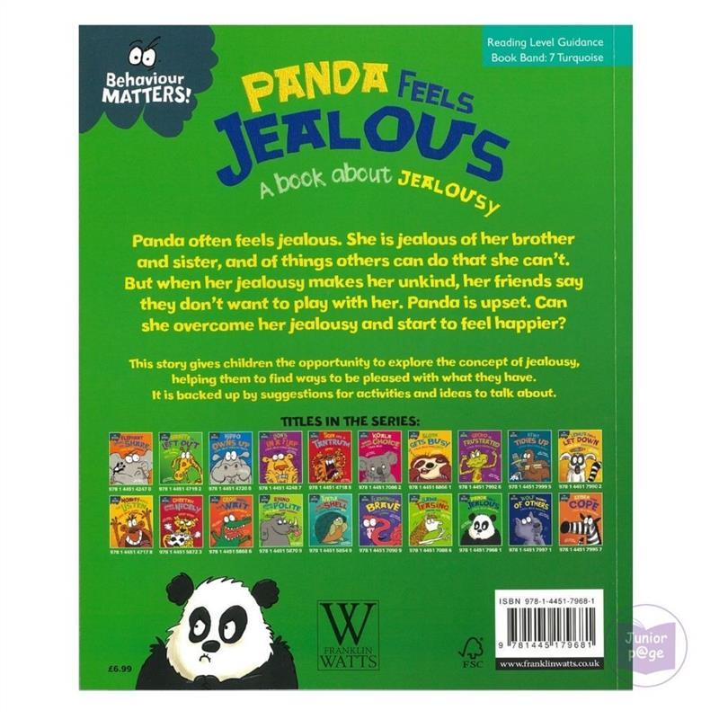 Product Introduction of Behaviour Matters: Panda Feels Jealous  A Book About Jealousy 3