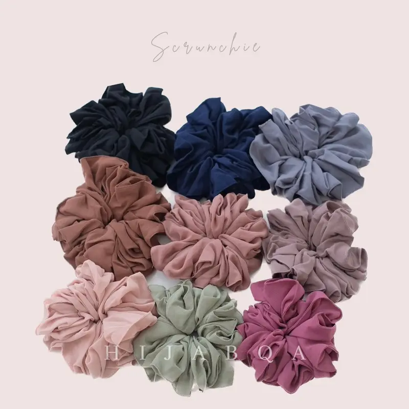 HIJABQA - Scrunchie Ikat Rambut Hijabers 0