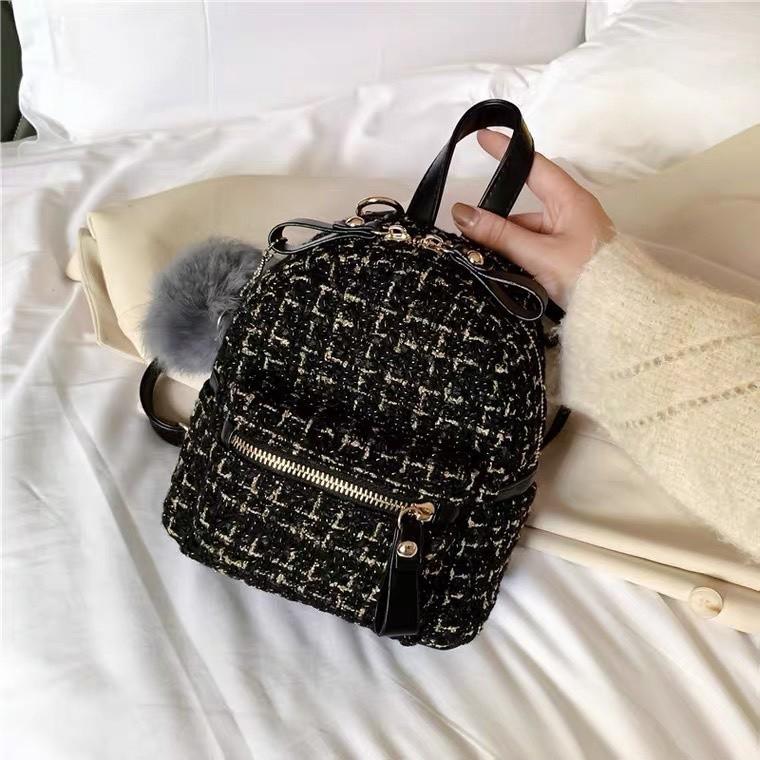 Balo mini nữ nhỏ vải dạ đẹp đi chơi thời trang phong cách hàn quốc B315 7