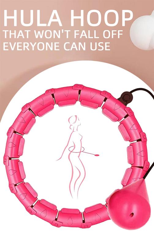 Product Introduction of Fitness Hoop Weights to Exercise At Home Sports Entertainment Sport Equipment Hulahp for Slimming Gym Ring Portable Body 8